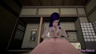 Teen Titans Hentai - Incopho Ka-Imboniselo Raven blowjob, boobjob kwaye fucked