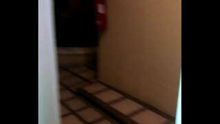 ���্ত্রী, শ্যামাঙ্গিণী, হোটেল সঙ্গে দরজা খোলা সমৃদ্ধ moans