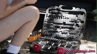 Тресна masseuse грчи