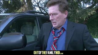 Blonde Teen Obitelji Jebanje S njom, očuh i Dječak