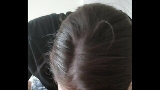 Amater žena pušenje progutati