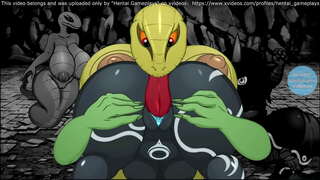 ̕�마의 여자는 엉덩이를 엿 뱀에 의해 포르노 게임